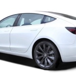 TESLA MODEL 3 vetri posteriori lunotto completo
